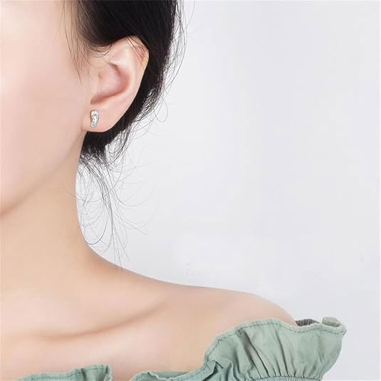 Silver Flip Flop Earrings