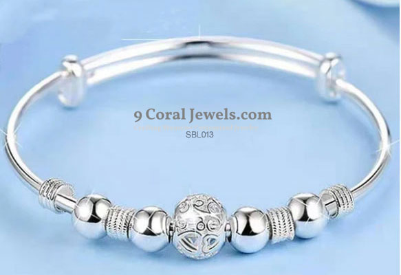 Sterling Silver Beaded Bracelet