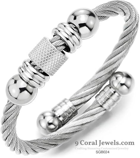 925% Sterling Silver Cable Bracelet