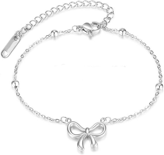 Sterling Silver Bow Bracelet