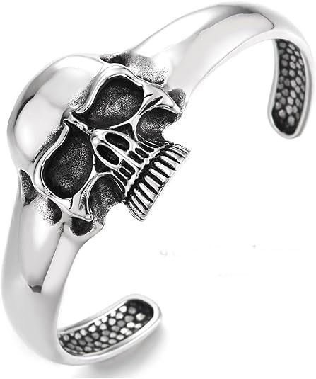Silver Skull Bracelet