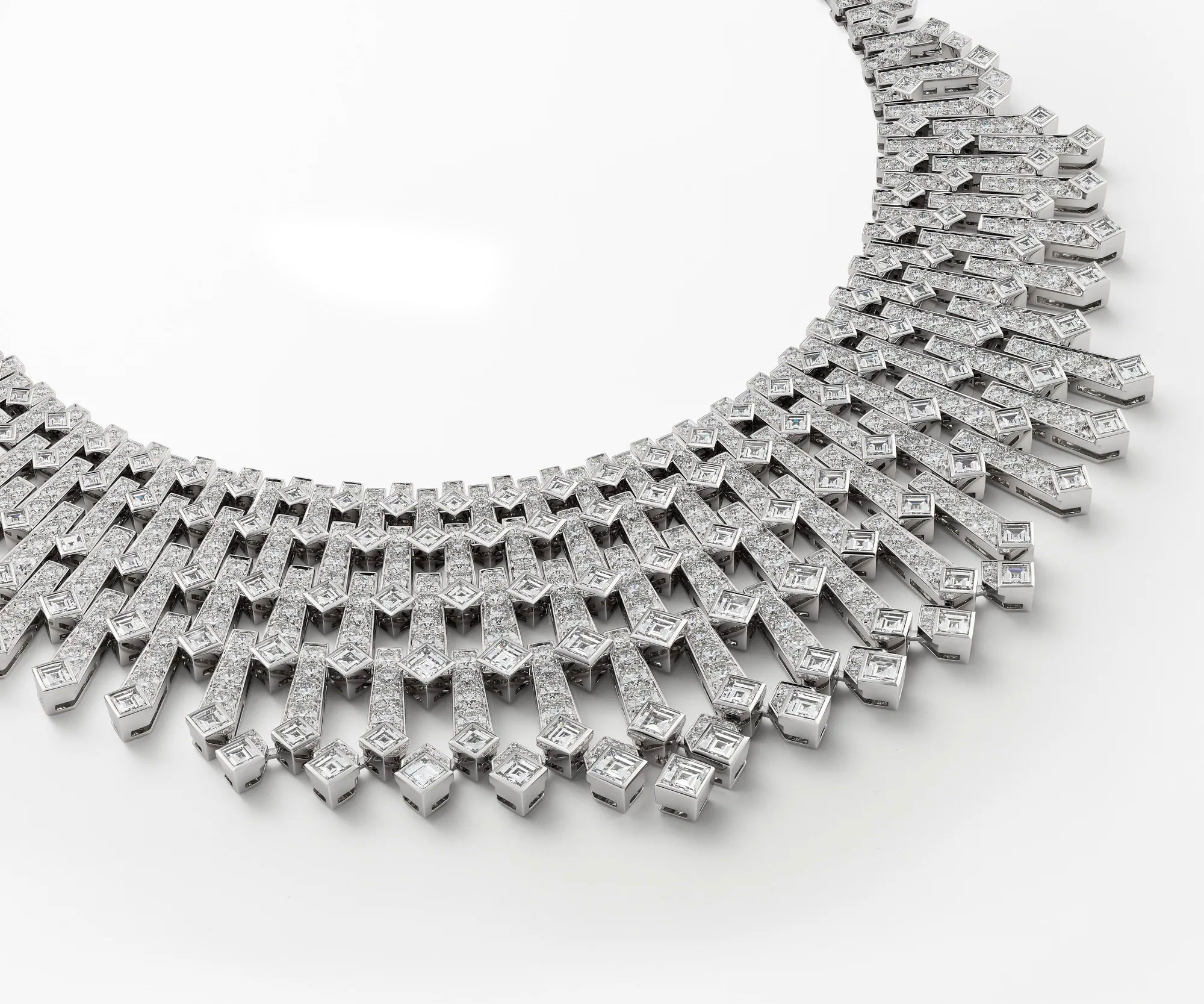 American Diamond Sterling Silver Necklace