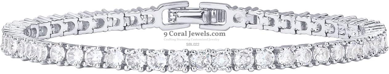 CZ American Diamond Tennis Bracelet