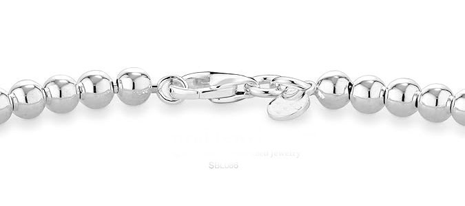 925 Sterling Silver Beaded Ball Bracelet