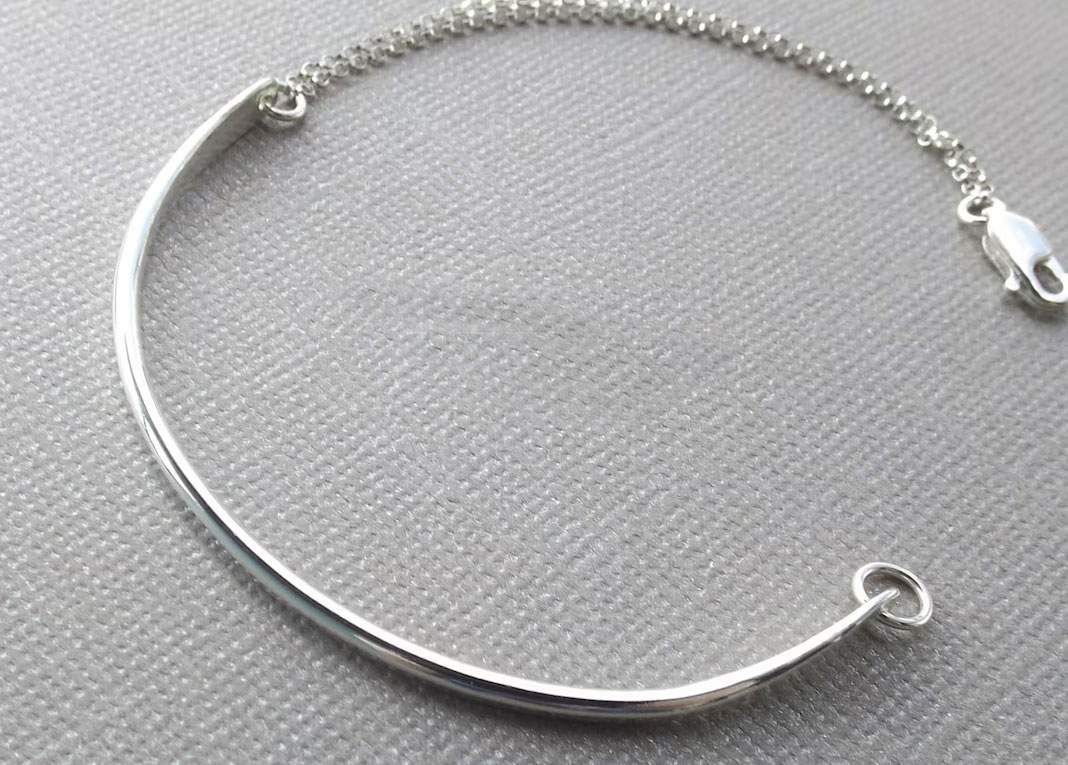 Sterling Silver Bar Bracelet