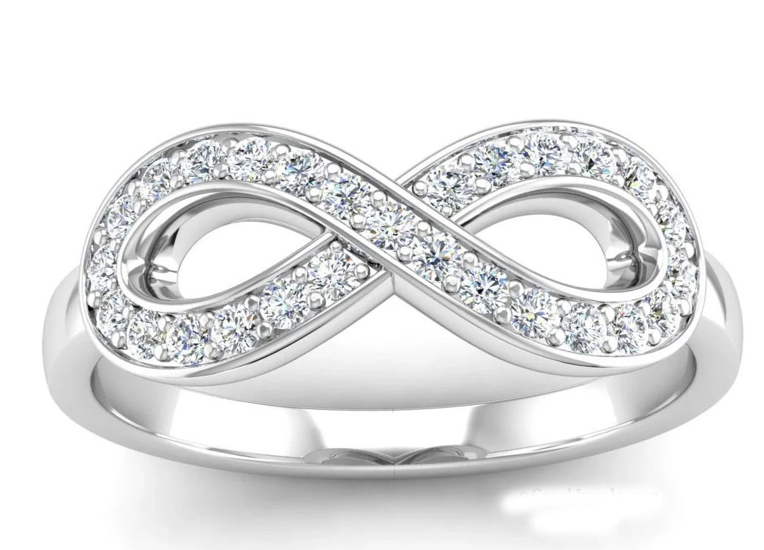 Diamond Infinity Ring