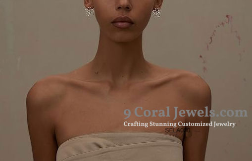 Silver Flower Earrings