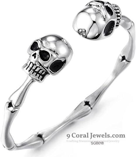 Silver Skull Bracelet