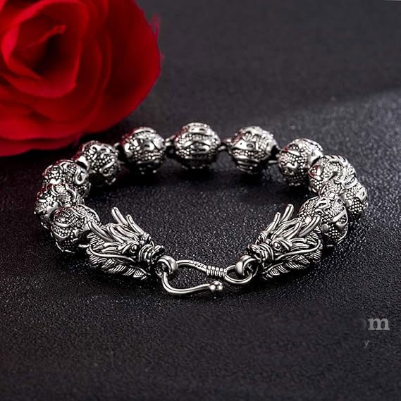 Sterling Silver Skull Bracelet