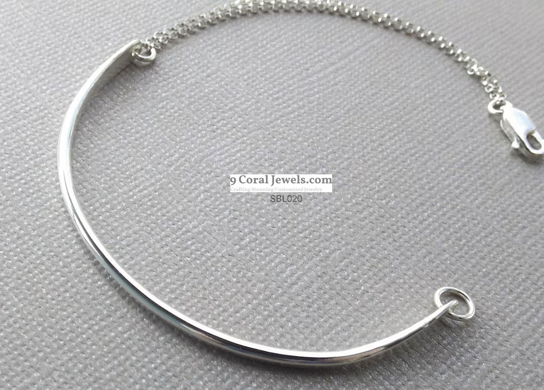 Sterling Silver Bar Bracelet