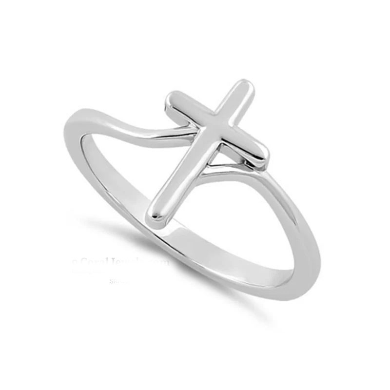 Sterling Silver Cross Ring