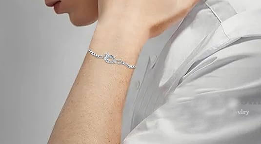 Dragon Infinity Symbol Bracelet – 925 Sterling Silve