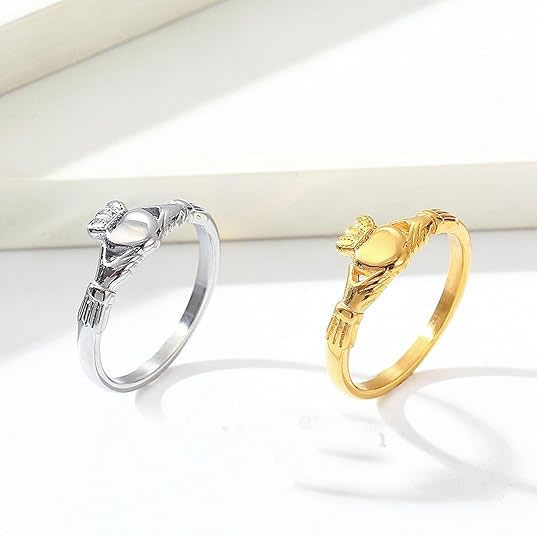 Custom Angel and Heart Ring