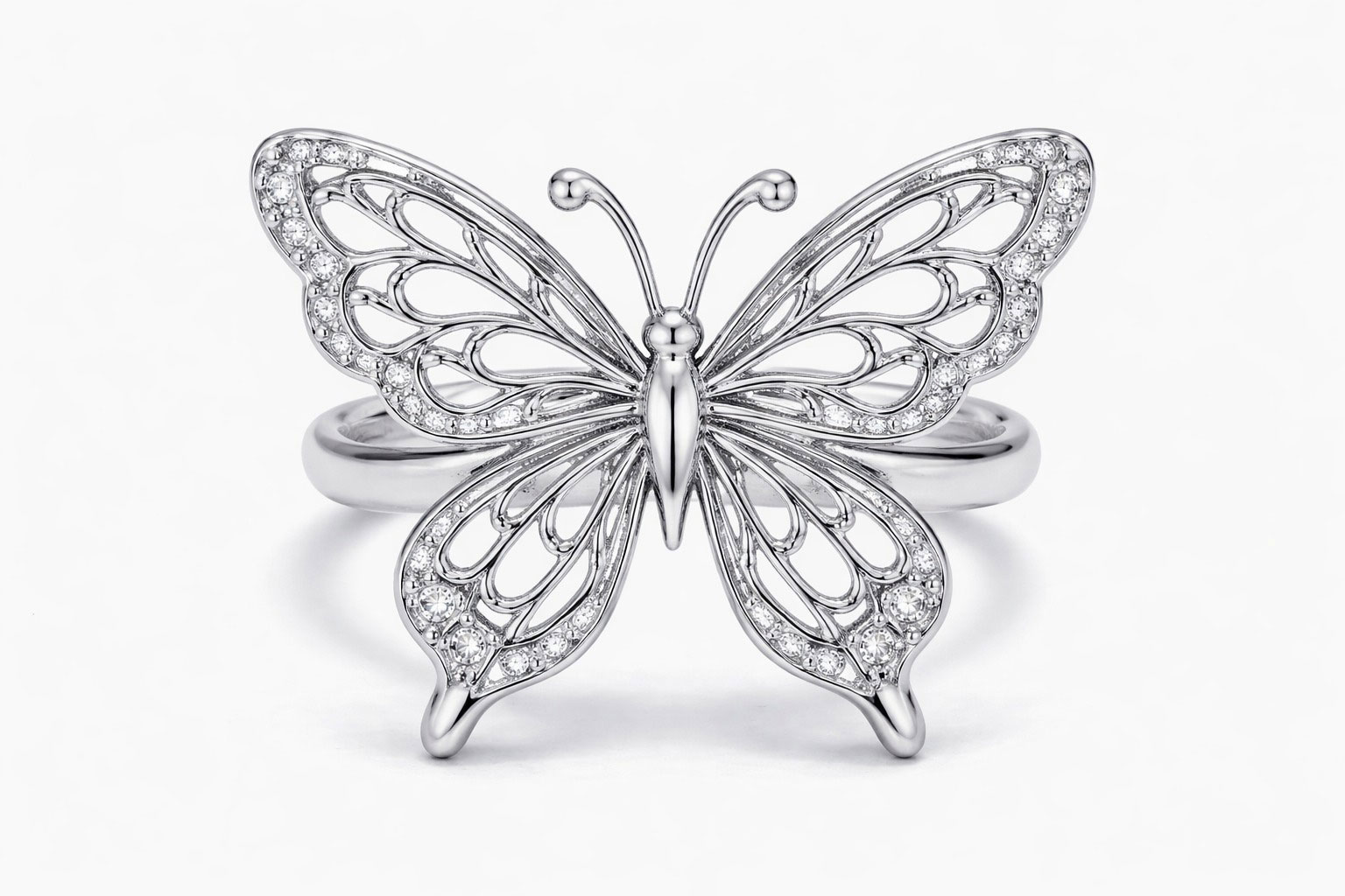 Butterfly Silver Ring
