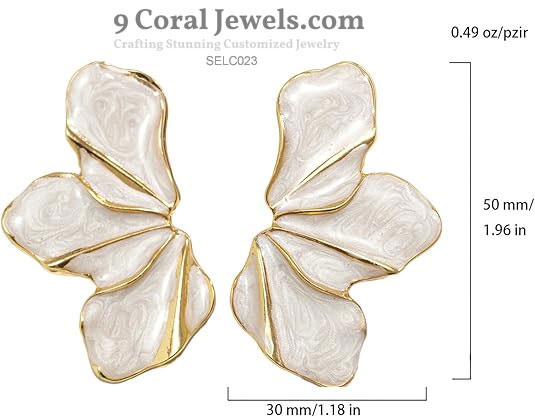 925% Sterling Silver Elegant Gold-Trimmed Floral Earrings