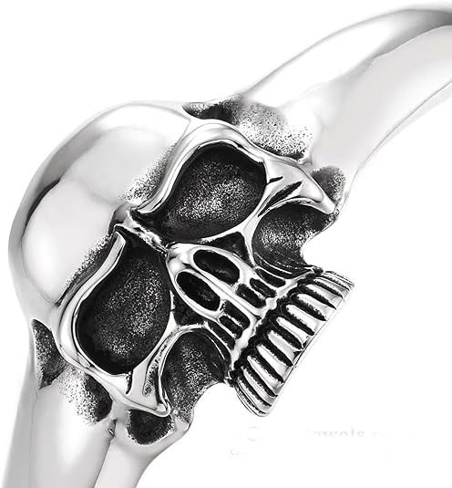 Silver Skull Bracelet