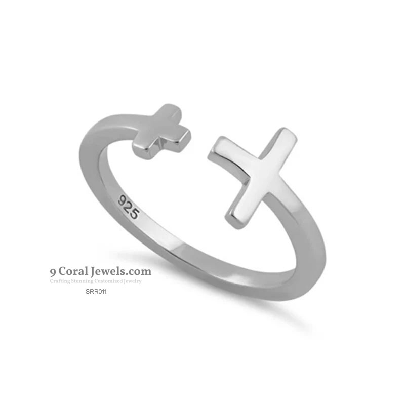 Sterling Silver Cross Ring