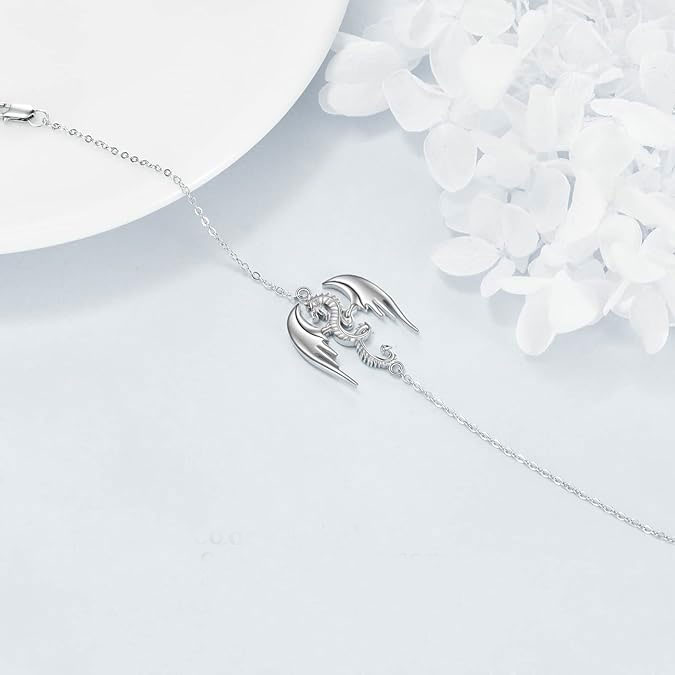 Sterling Silver Dragon Bracelet