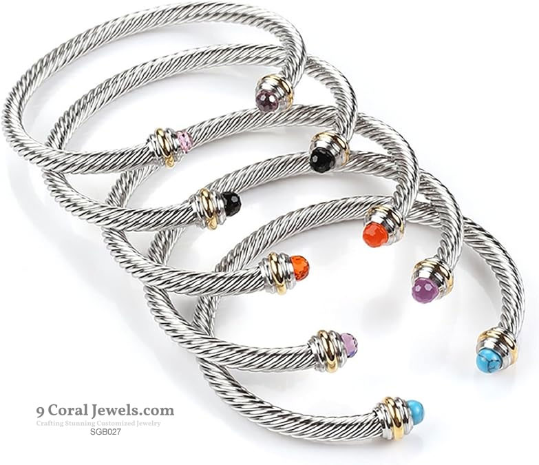 Twisted Silver Cuff Bracelet