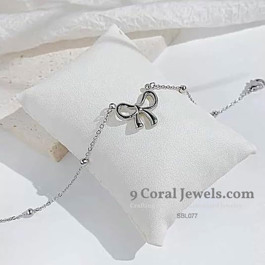 Sterling Silver Bow Bracelet