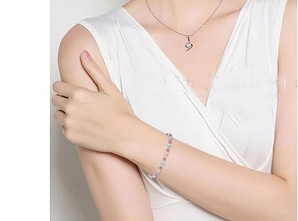 Adjustable Flower Gemstone Bracelet