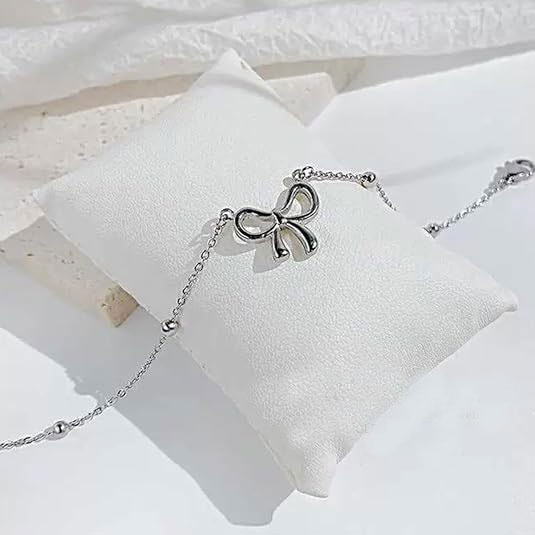 Sterling Silver Bow Bracelet