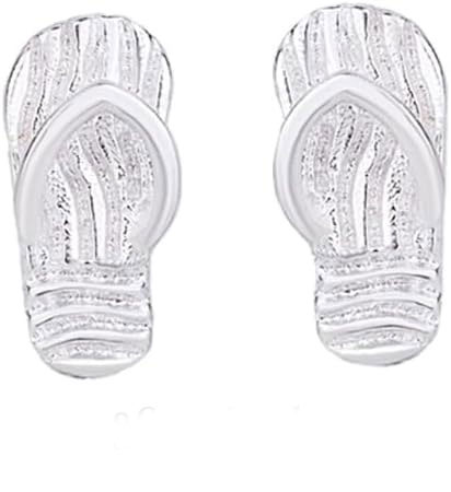 Silver Flip Flop Earrings