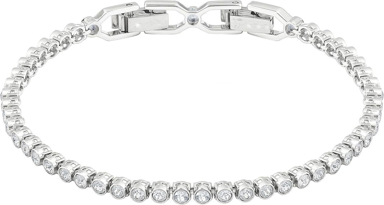 Elegant 925 Silver Tennis Bracelet with Sparkling American Diamonds