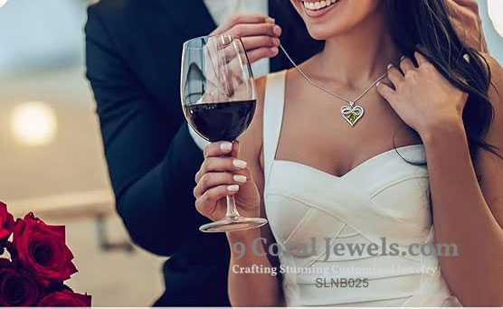CZ Infinity Heart Pendant Necklace