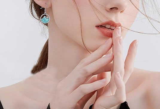 Sterling Silver Mountain Turquoise Jewelry Set