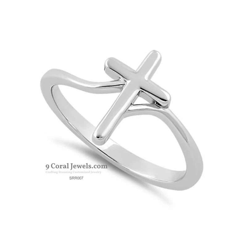 Sterling Silver Cross Ring