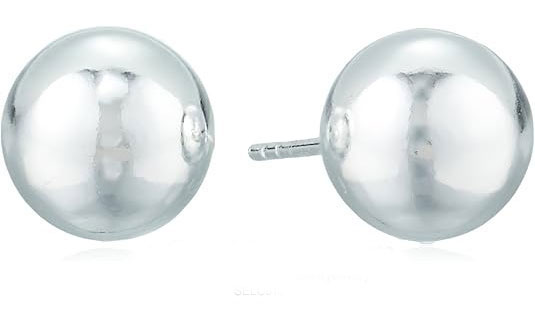 Sterling Silver Ball Stud Earrings