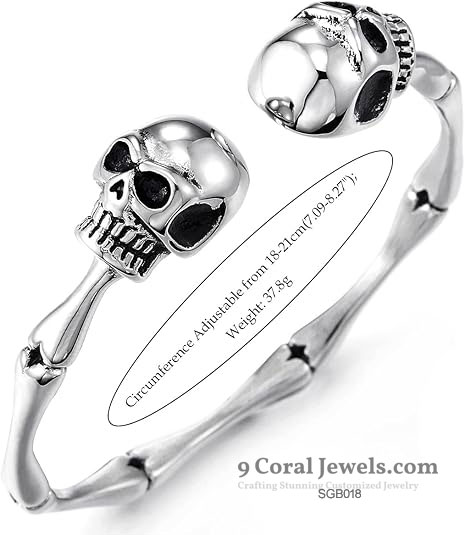 Silver Skull Bracelet
