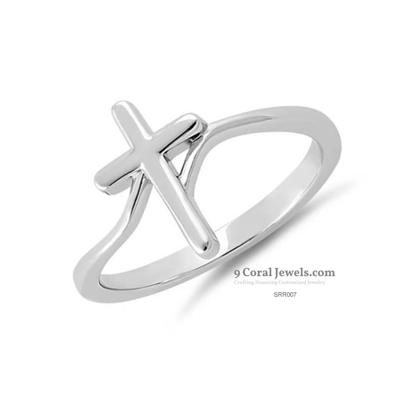 Sterling Silver Cross Ring