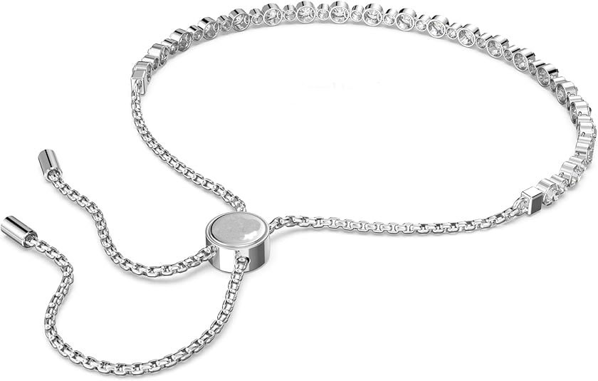Sterling Silver Elegant Adjustable Tennis Bracelet