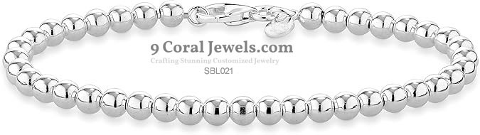 Sterling Silver Bead Bracelet