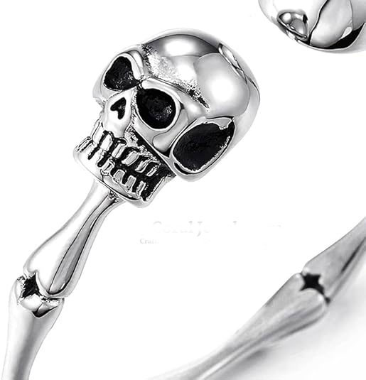 Silver Skull Bracelet