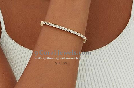 CZ American Diamond Tennis Bracelet