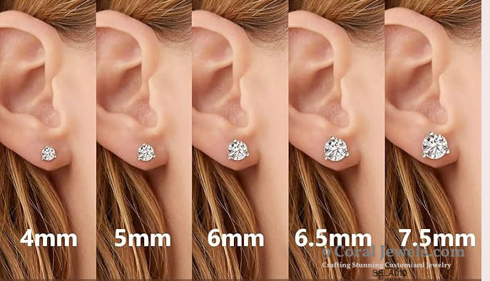 Sterling Silver Round-Cut Cubic Zirconia Stud Earrings