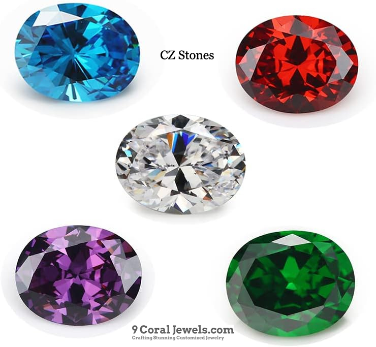 CZ Cubic Zirconia -  Semi Precious Gemstones