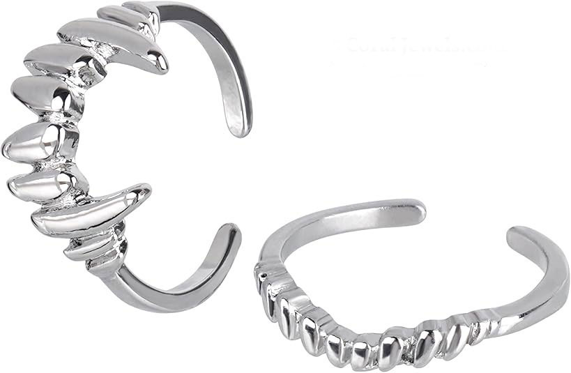 Silver Adjustable Toe Ring