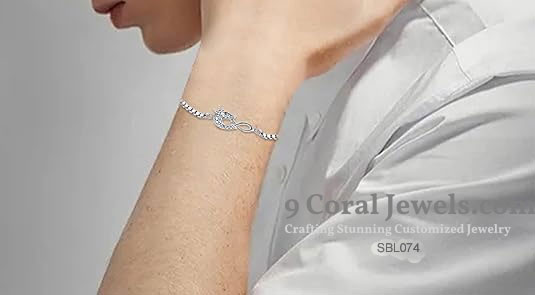 Dragon Infinity Symbol Bracelet – 925 Sterling Silve