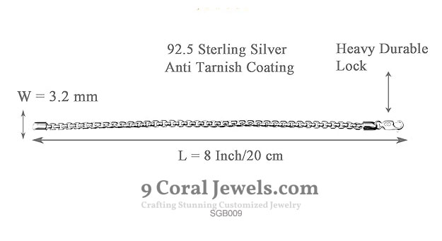 Sterling Silver Chain Bracelet