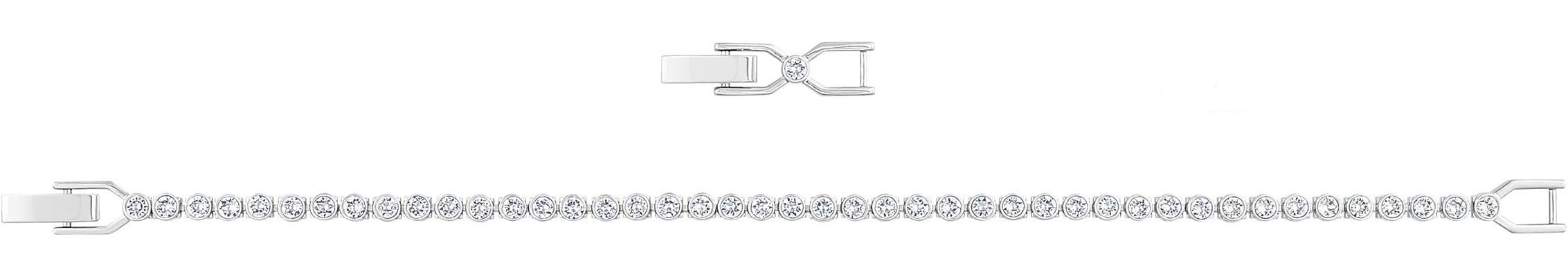 Elegant 925 Silver Tennis Bracelet with Sparkling American Diamonds