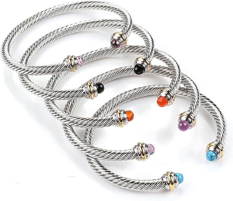 Twisted Silver Cuff Bracelet