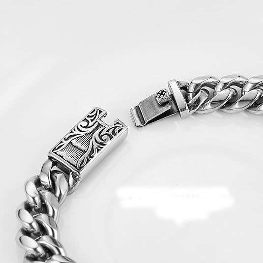 Men's Stainless Steel Cross Bracelet