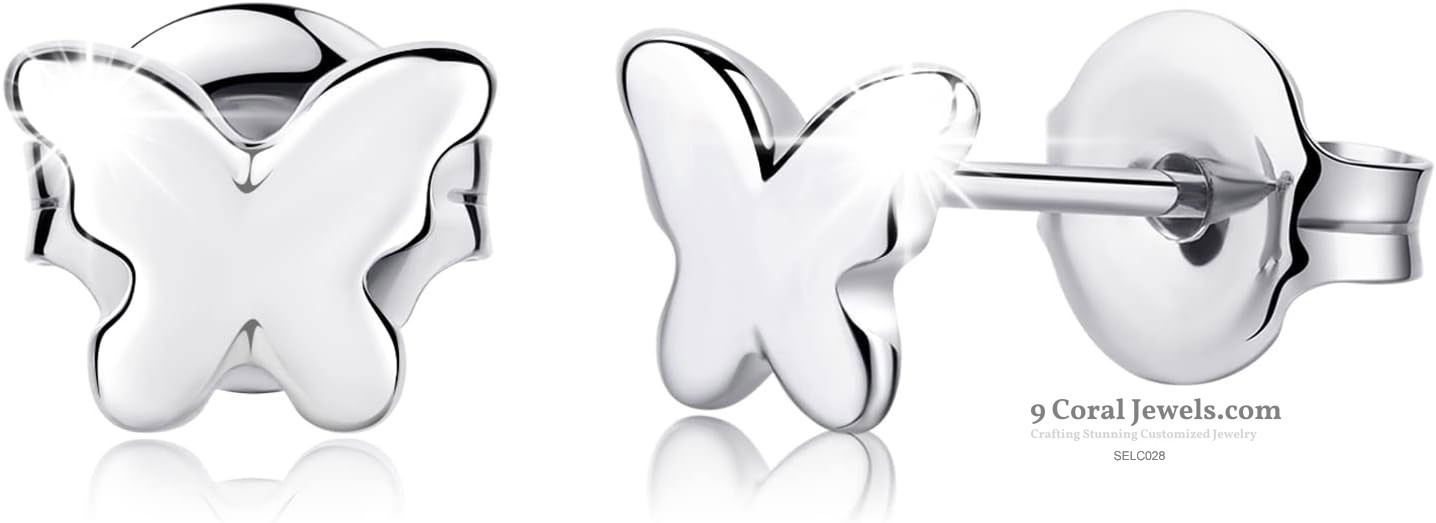 Butterfly Stud Earrings