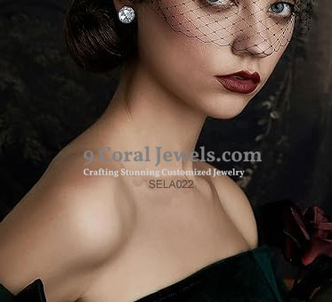Elegant Crystal Stud Earrings