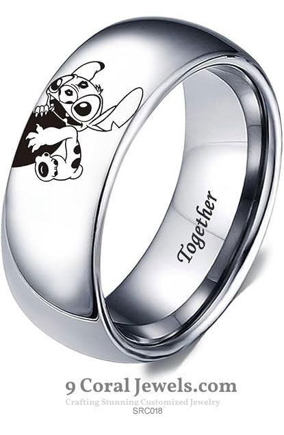 Couple 925% Sterling Silver Rings