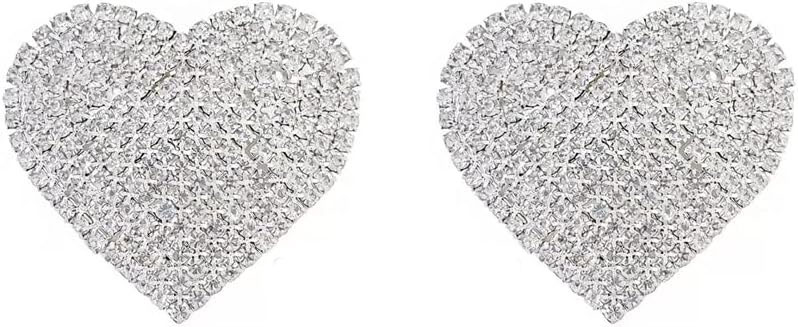 Heart-Shaped Diamond Earrings